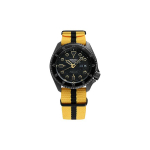 Seiko 5 Mehaanilise liikumisega nahkrihmaga k&auml;ekell Unisex Must sihverplaat SRPK39K1 Black