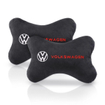 VW Autopeatsekatteks Autopeatsekatteks Peakaela tugipadi VW Volkswagen Golf Polo Passat Touran Jetta jaoks Autode stiilimine A black
