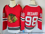 Chicago Blackhawks #98 Bedard Meeste #86 Tikitud NHL J&auml;&auml;hoki S&auml;rk XL