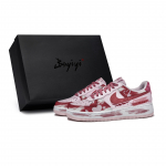 Nike Air Force 1 811 Tootmine, Armastuse H&auml;daolukord, Spetsiaalne Kingakarp Madalad Rula Kingad Naiste Valge Roosa IO8755-600(Team80-S-BOX) 36