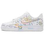 Nike Air Force 1 Kate libisemiskindel ja kulumiskindel madal top rula kingad Meeste Valge CW2288-111(Team41-) 40