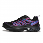 SALOMON XT 6 811 Manufacturing, Neon Nighttime Lightweight Low top Mountaineering Hiking Shoes Unisex Black Blue Purple 417413(Team80-) 37⅓