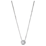 Swarovski Una Ingluslik &Uuml;mar 125. Aastap&auml;eva Roodiumiga Pinnatud Kaelakee Naiste kaelakee H&otilde;be 5567931 Shopping Bag (Random Color and Style)