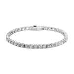 Swarovski Originaaldisain Roodiumiga kaetud K&auml;ev&otilde;ru Unisex K&auml;ev&otilde;ru H&otilde;be 5648937-SILVER F,Silver