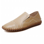 Ehtsad Nahast Meeste Kingad Uued Vabaaja Formaalseteks Meeste Mokassiinid Moccasins Mugavad Slip-on Lamedad Kingad K&auml;sit&ouml;&ouml; Lihtsad Meeste S&otilde;idukingad 38