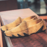 2025 Suurused 38-46 Meeste Mokassiinid Kingad Suede Nahk Mees Mokassiinid Slip-On Lamedad Kaheksajala Tald S&otilde;idukingad Vabaaja Tossud 38 pruun