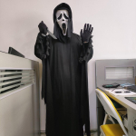 Halloweeni &Otilde;udus Surmak&uuml;laline Kolju Mask, M&otilde;rvam&uuml;steeriumi M&auml;ng Dead by Daylight Karje Vaimu Mask, Hundi Hamba Vaimu Mask Original mask+Gloves+Knif