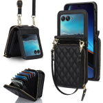 Mitme piluga kokkupandav rahakott diagonaalse paelaga Kettkott Motorola Razr60 Ultra Razr 60 50 Ultra 40 Moto Razr jaoks Kate Motorola Razr 50 Ultra