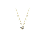 Swarovski Magnetiline V&auml;rviline Disain Kihtideks Segatud Kaelakee Naiste kaelakee Kuldne 5416786 Box (Random Color)