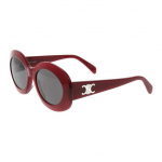 Celine logo disainiga ovaalsed p&auml;ikeseprillid Naiste p&auml;ikeseprillid Punased CL40292U 54,Red
