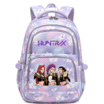 KPop Deemonik&uuml;tid Seljakott 15 tolli Unisex Lilla Anime Koolikott Kerge Vastupidav