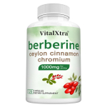 Berberiini h&uuml;rokloriid ja Tseiloni kaneel 1000 mg 120 kapslit 120 Capsules