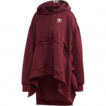 Adidas Originals Moodne Mugav Kapuutsiga Pikkade Varrukatega Triibuline Dressipluus Naistele Kapuutsikad Tume-lilla FT9889 XXS