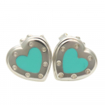 Kasutatud TIFFANY&Co. Pierce Return to Mini Love Heart H&otilde;be925/email 2,2g H&otilde;be TIFFANY & Co. Sinine armas