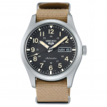 SEIKO 5 Sports Seeria Veekindel 100 Meetrit Moodne Stiil Automaatne/Manuaalne Mehaaniline T&ouml;&ouml;riist Nylon Rihm 39,4mm Meeste Kell Must T&auml;histus SRPG35 must