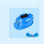 Qingniu P&auml;ikesetoitega Kahe Ventilaatoriga Jahutav Ohutuskiiver LED-valgustiga sinine