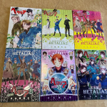 Hetalia Axis Powers Manga Vol.1-6 T&auml;ielik komplekt Jaapani koomiksite kogu Jaapanis kasutatud