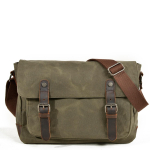 Vintage Meeste Kott, V&auml;litingimustes Vabaaja Spordi Crossbody L&otilde;uendikott, &Uuml;he &Otilde;la Crossbody Meeste Veekindel Vahatatud Vintage Sho Extra Large roheline