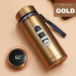500 ml-1-liitrine roostevabast terasest termospudel LED-temperatuuri n&auml;idikuga Sus304 teeveepudel vaakumkolb kaasaskantavad tassid 500ML punane