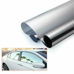 20 X 10FT PET Auto Tuuning Auto Kaubik Kroom H&otilde;be Akna Toonkile Peegel Tooniv Foolium 15% VLT Isekleepuv Auto Tarvikud 50 x 300 cm gray