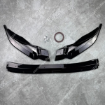 Volkswagen Tiguan MK2 R-Line Esikaitseraua Splitter Huul Diffuusor Spoiler Kaitsja 2017 2018 2019 2020 Tarvikud Tuuning Gloss Black white