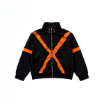 DRIPX Meeste Jakk Harajuku Ameerika Streetwear V&auml;rviplokk Plaaster T&otilde;mblukuga Pikkade Varrukatega Mantel L&otilde;tv L&otilde;ige Vabaaja Unisex Moetrend Uus M must