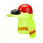 P&auml;ikesehelekas kiiver kaitsesirmiga, t&auml;is&auml;&auml;rega kiiver p&auml;ikesepaneeliga ventilaatoriga fluorestseeruv kollane v&auml;rv