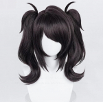 M&auml;ng Ame Angel-chan Cosplay Parukas Vihm L&uuml;hike Must Kahe Patsiga kuumakindel S&uuml;nteetiline Juus OMG Kawaii Anime Parukad + Parukakate (as the picture,One Size)