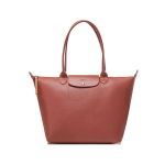 LONGCHAMP Le Pliage City kaetud l&otilde;uendist pelmeenikujuline kott, k&auml;ekott, &otilde;lakott naistele, savipunane One Size punane