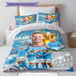 Erling Bedding Tekikott ja padjap&uuml;&uuml;ride komplekt Kodu kaunistus S&uuml;nnip&auml;evakingitus (1 * tekikott + 2 * padjap&uuml;&uuml;ri, ilma s&uuml;damikuta) 140x200cm blue