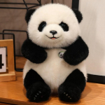 Kuum 25~50CM Armas Beebi Suur Hiiglaslik Panda Karu Pehmo T&auml;idisloom Nukk Loomad M&auml;nguasi Padi Multikas Kawaii Nukud T&uuml;drukud Armastajad Kingitused 25cm