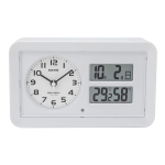 CASIO &Auml;ratuskell Raadiojuhitav Valge Analoog Snooze Valgustus Automaatne Valgustus TTM-170NJ-7JF gray