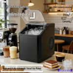 220V t&auml;isautomaatne j&auml;&auml;masin koduseks, kaubanduslikuks, &uuml;hiselamuks, telkimiseks ja kontorikasutuseks Basic: One-button operation, 6-minute ice making