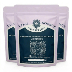 Kvaliteetsed naiseliku tasakaalu kummikommid &ndash; Hawaii ananass (Toetab naiste tervist ja immuunsust) 3pack