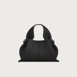 Ehtne nahast pilvekujuline crossbody kott Minimalistlik &scaron;ikk V&auml;ike &otilde;lakott Igap&auml;evane kandmine Black - Small black
