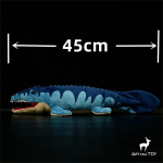 Mosasaurus K&otilde;rge Kvaliteediga Anime Armas Juura Pl&uuml;&uuml;sloom Ookeani Dinosaurus Pl&uuml;&uuml;sist M&auml;nguasjad Elutruud Loomad Simulatsioon T&auml;idisega Nukk Kawaii M&auml;nguasi blue
