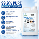 VITSZEE 99% puhas isoprop&uuml;&uuml;lalkohol (IPA) 1 liiter | K&otilde;rge puhtusastmega puhastus- ja desinfitseerimislahus | Kiire aurustumine | J&auml;&auml;givaba | Elektroonika, blue