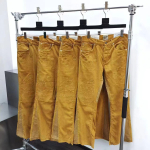 Trendikad laia s&auml;&auml;rega teksap&uuml;ksid, pestud, kulutatud, lappimine, unisex stiil 2XL brown