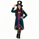 M-XL Halloweeni Alice Hull K&uuml;barategija cos Kost&uuml;&uuml;m Lavapeo St. P&uuml;ha Patricku P&auml;eva Esituskomplekt M black