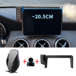 Autofoonihoidik Mercedes-Benz B-klassile 220 220d W246 2012~2018 GPS-i kinnitus Navigatsioonialus Autotarvikud Charging Black 20.5