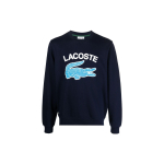 LACOSTE Meeste dressipluus Merev&auml;esinine &Uuml;mmarguse kaelusega M&otilde;&otilde;dukas sirge l&otilde;ige SH9689166 3 black