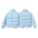 Trapstar Paaripuhverjakk Vintage Seisukrae Sinine Minimaalne T&auml;he Tikand Puuvillane Jakk M white