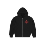 Streetwear kapuutsiga lukuga dressipluus ja laiad dressip&uuml;ksid, tr&uuml;kitud graafikaga, vabaaja komplekt naistele Medium