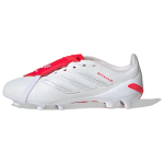Laste tossud David Beckham x adidas Predator League Klappkeelega FG J 'Cloud White Silver Metallic' 38.5