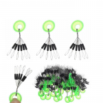 100 tk p&uuml;&uuml;gikummist ujuki, peatab pigi vajumise n&ouml;&ouml;ri stopper helmed, suured 100pcs roheline