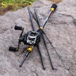 &Otilde;ngeritvade rullide kombinatsioonid 2,1 m Carbon M Power Casting &Otilde;ngeritvad 11+1BB Baitcasting &otilde;ngerullid 2.1M Rod&Reel Left Hand