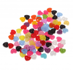 100 tk v&auml;rvilised minivaigun&ouml;&ouml;bid scrapbookingi &otilde;mblemiseks 56mm Star 5-6mm mitmev&auml;rviline