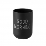 330 ml Good Morning Cup hambaharja hoidik pesemiseks joogiks vannitoa hambakruus must