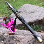 Teleskoop&otilde;nge ja -rulli kombinatsioonid s&uuml;sinikkiust 2,1&ndash;3,0 m koos 12BB &otilde;ngeritvaga v&auml;lispordiga Rod2.1m&Reel2000