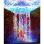 5D teemantmaal vikerkaare kose maastik Teemanttikandid Ristpistes n&auml;put&ouml;&ouml; kivikivi 20X30CM